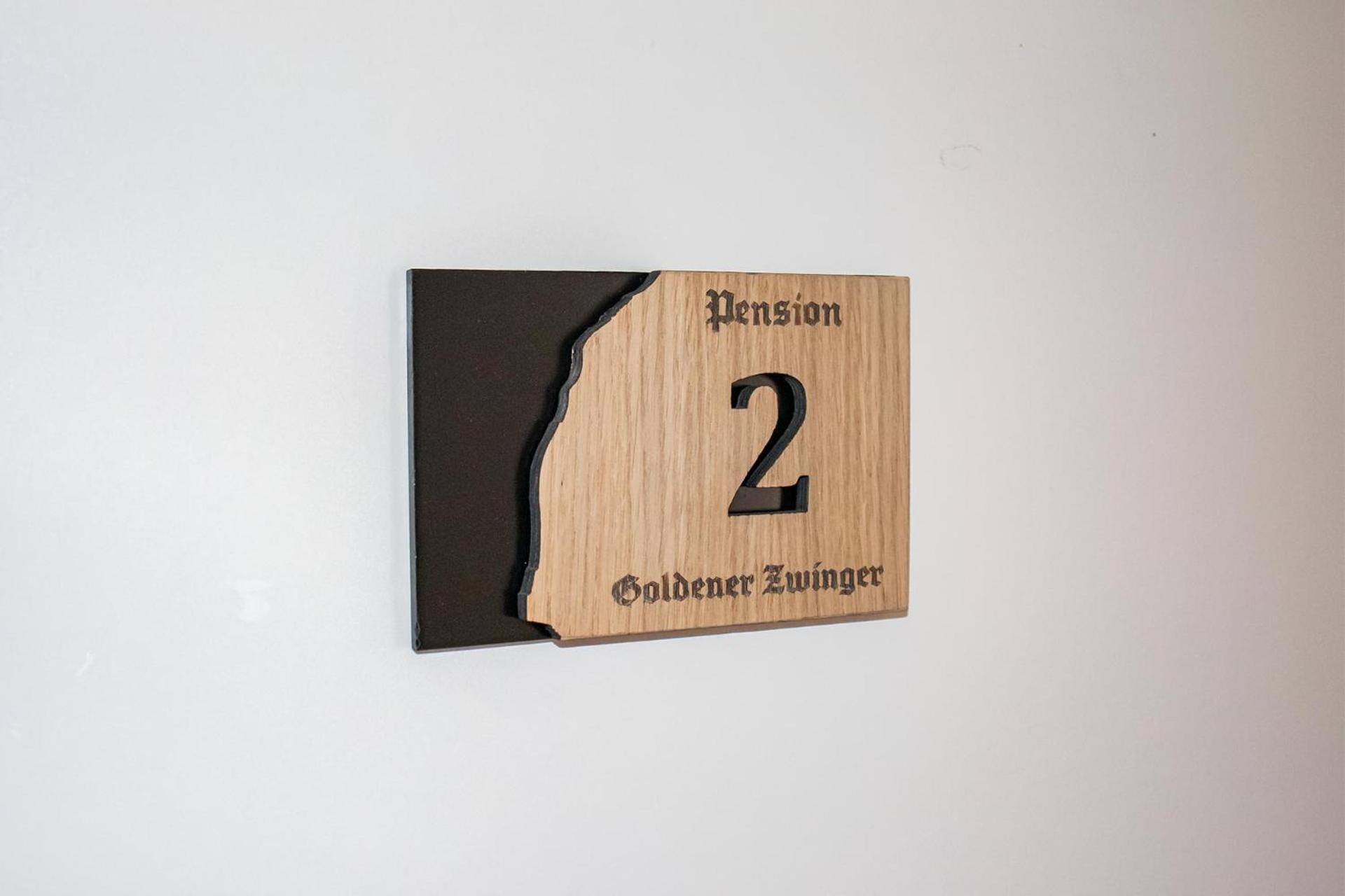 Pension Goldener Zwinger 迈宁根 外观 照片